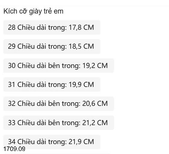 26HA1709.09 - GIÀY ĐẾ CÓ BÁNH XE CHO BÉ