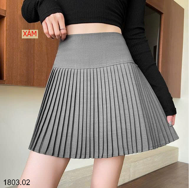 26HA1803.02 - CHÂN VÁY XẾP LY NỮ