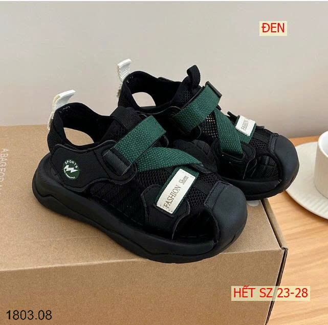 26HA1803.08 - DÉP SANDAL BÍT MŨI THỂ THAO CHO BÉ