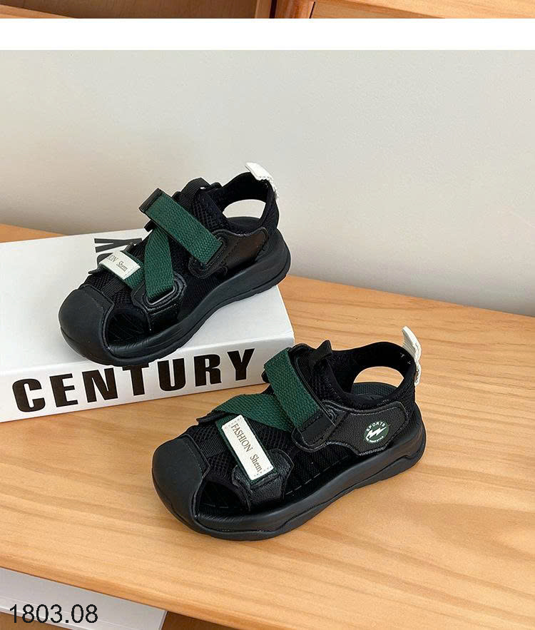 26HA1803.08 - DÉP SANDAL BÍT MŨI THỂ THAO CHO BÉ