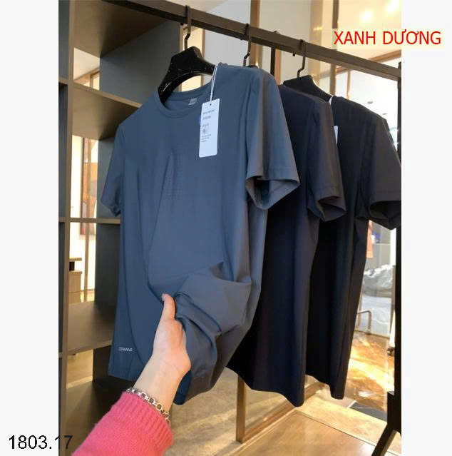26HA1803.17 - ÁO THỂ THAO CỔ TRÒN LỤA BĂNG NAM QCCC