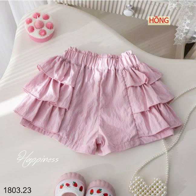 26HA1803.23 - QUẦN SHORT BÁNH BÈO CHO BÉ GÁI