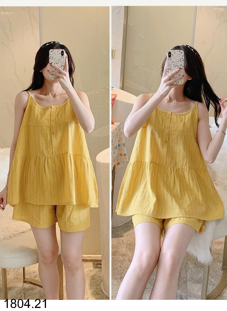 26HA1804.21 - BỘ NỮ 2 DÂY MẶC NHÀ
