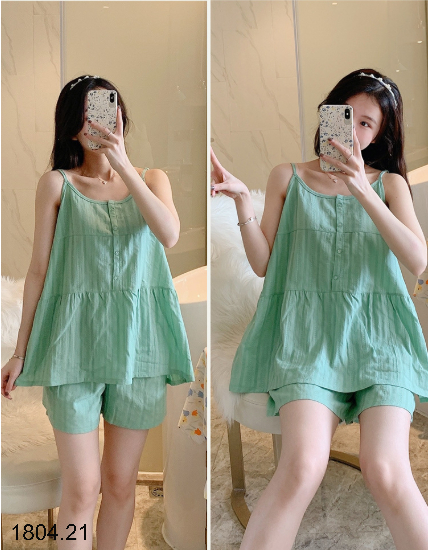 26HA1804.21 - BỘ NỮ 2 DÂY MẶC NHÀ