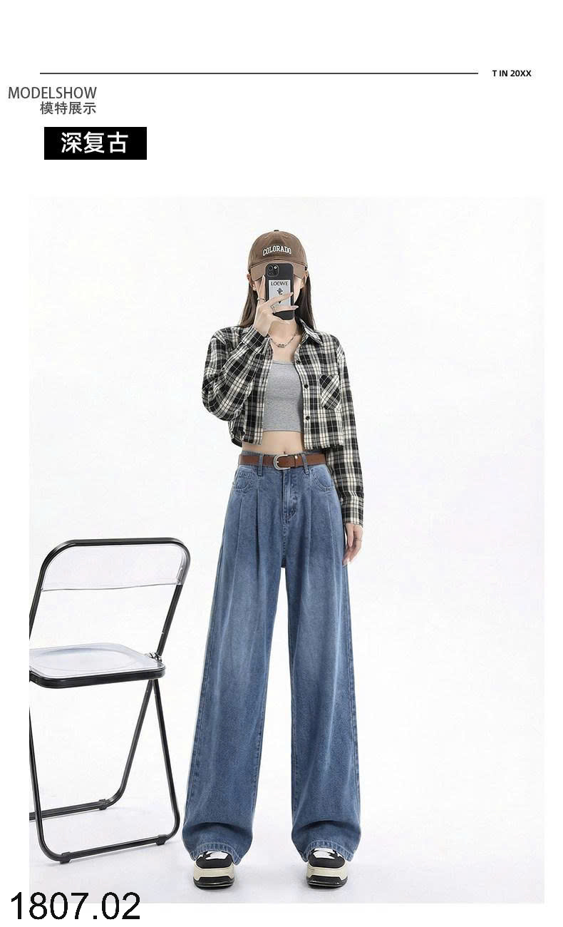 26HA1807.02 - QUẦN JEANS NỮ BẰNG VẢI DENIM TENCEL