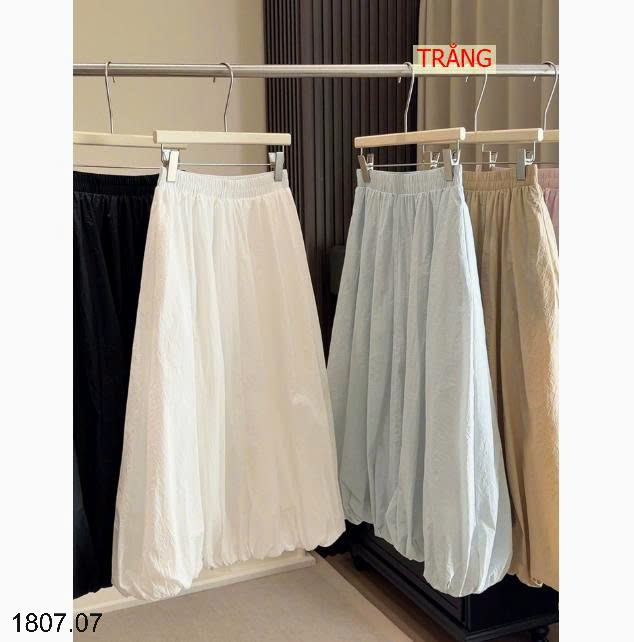 26HA1807.07 - CHÂN VÁY TULIP PHỒNG CẠP CAO ANNA