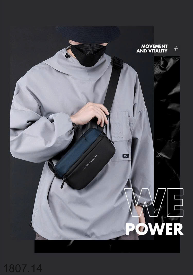 26HA1807.14 - TÚI NGỰC ĐEO CHÉO CHO NAM HÃNG WE POWER