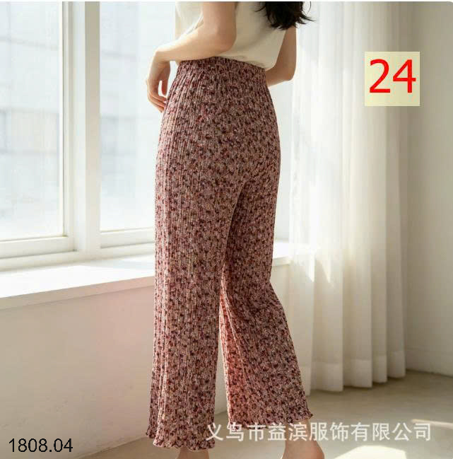 26HA1808.04 - SET 2 QUẦN HOA TĂM LẠNH CHO NỮ