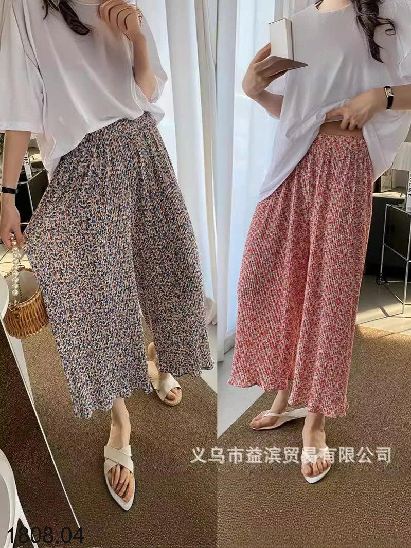26HA1808.04 - SET 2 QUẦN HOA TĂM LẠNH CHO NỮ