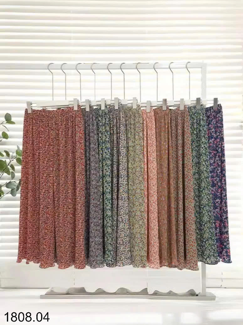 26HA1808.04 - SET 2 QUẦN HOA TĂM LẠNH CHO NỮ