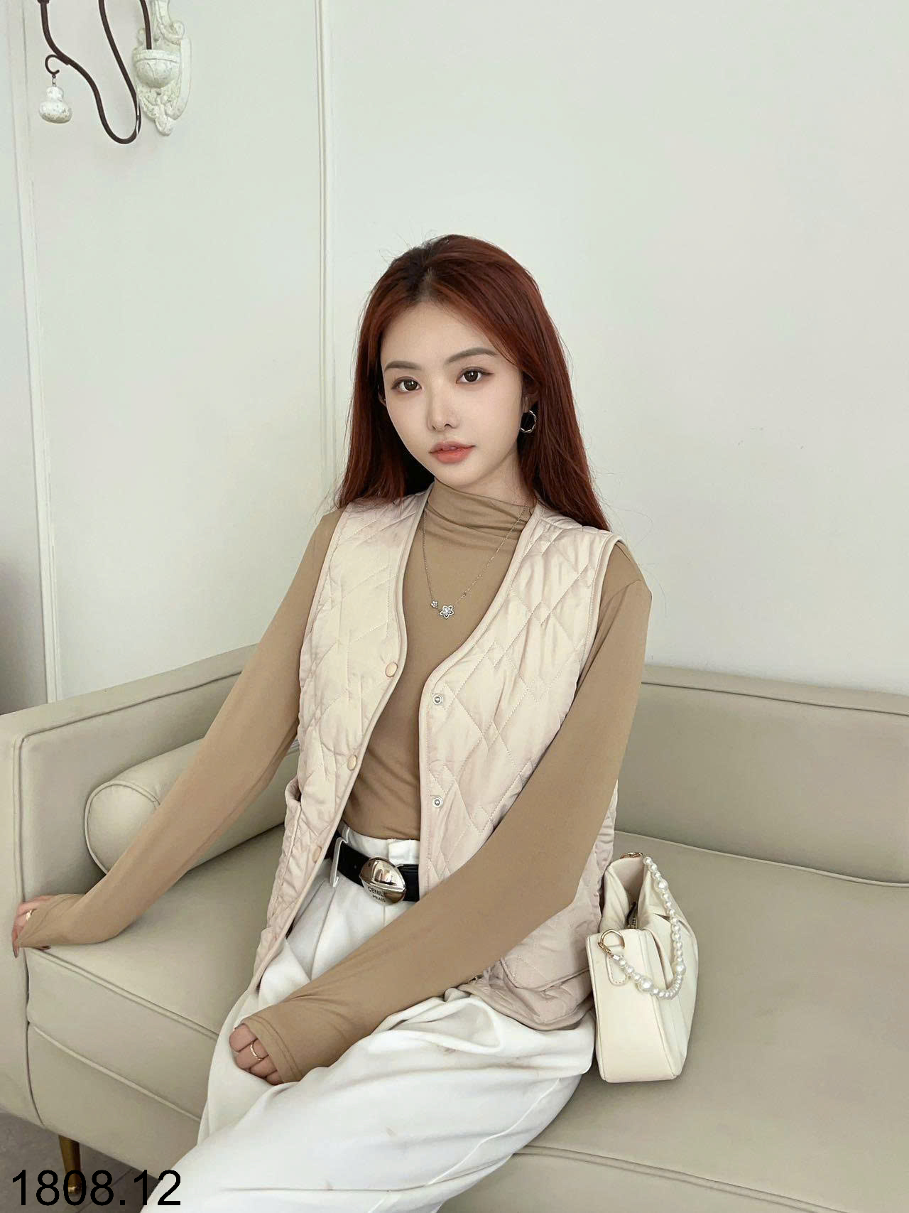 26HA1808.12 - ÁO GILE TRẦN TRÁM CHO NỮ