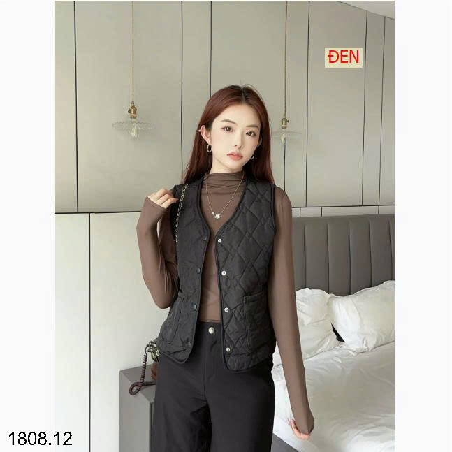 26HA1808.12 - ÁO GILE TRẦN TRÁM CHO NỮ