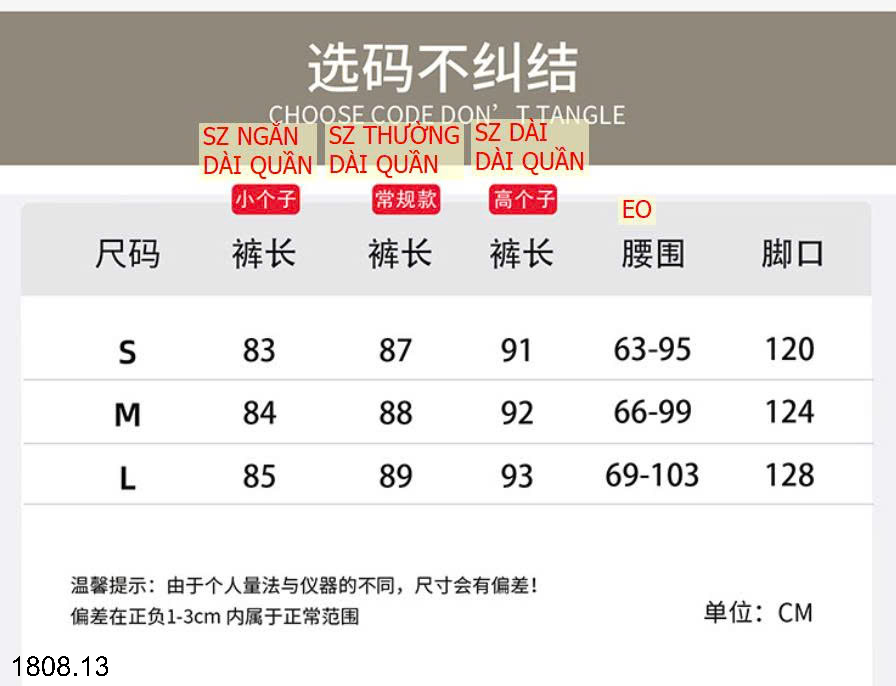 26HA1808.13 - QUẦN NỮ YAMAMOTO ỐNG RỘNG