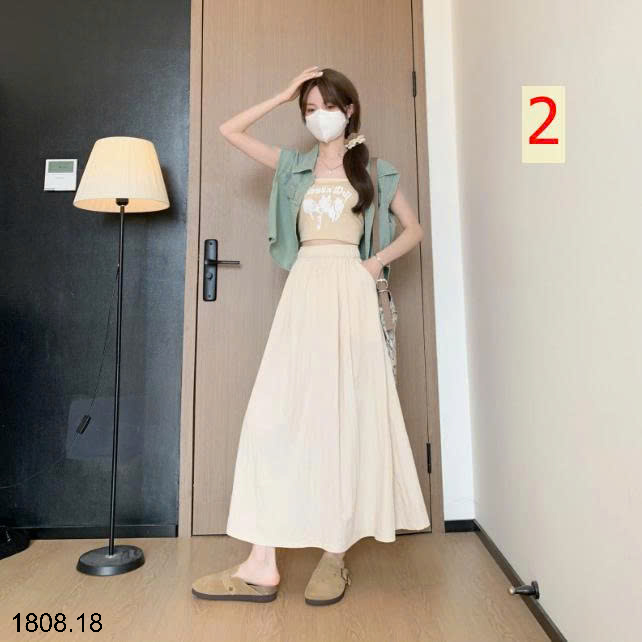 26HA1808.18 - CHÂN VÁY YAMAMOTO ỐNG RỘNG