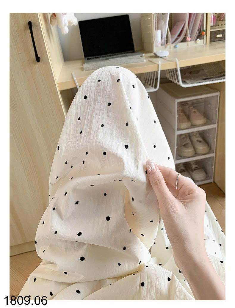 26HA1809.06 - QUẦN YAMAMOTO CHẤM BI CHO NỮ