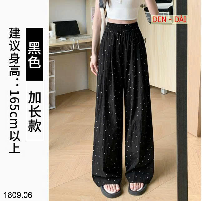 26HA1809.06 - QUẦN YAMAMOTO CHẤM BI CHO NỮ