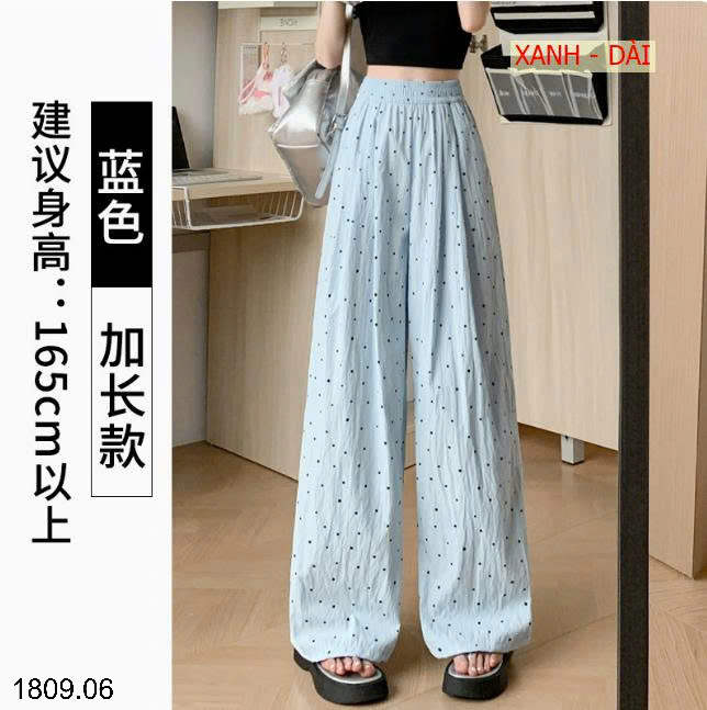 26HA1809.06 - QUẦN YAMAMOTO CHẤM BI CHO NỮ