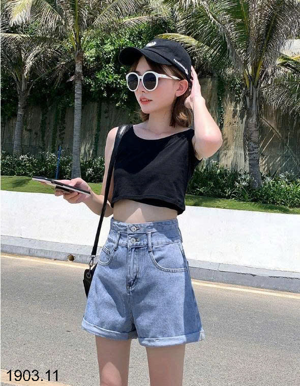 26HA1903.11 - SHORT JEAN 2 CÚC CẠP CAO