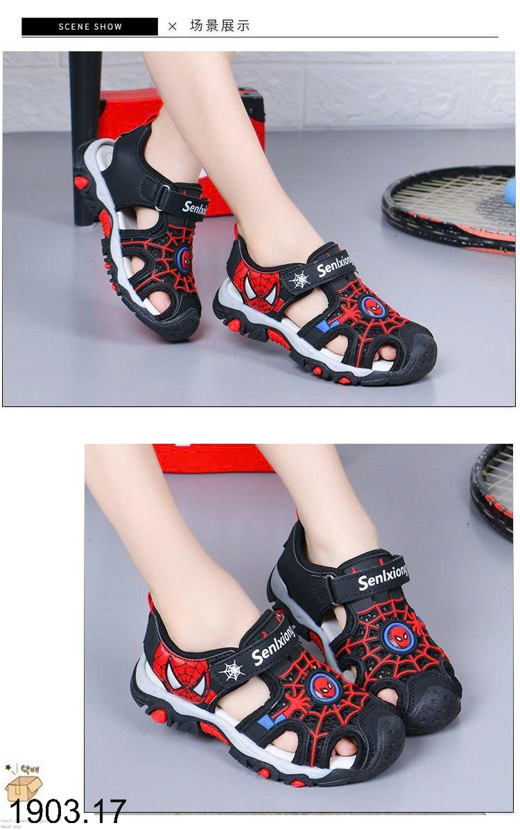 26HA1903.17 - SANDAL RỌ NGƯỜI NHỆN BÉ TRAI