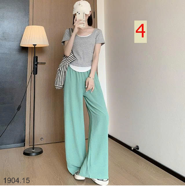 26HA1904.15 - QUẦN CHỐNG NẮNG ỐNG RỘNG NỮ