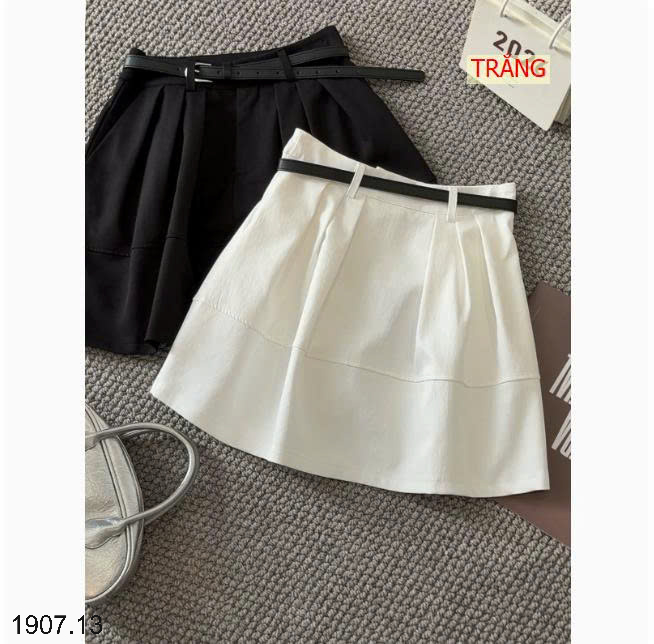 26HA1907.13 - CHÂN VÁY MIDI ANNA TỐI GIẢN KIỂU HÀN