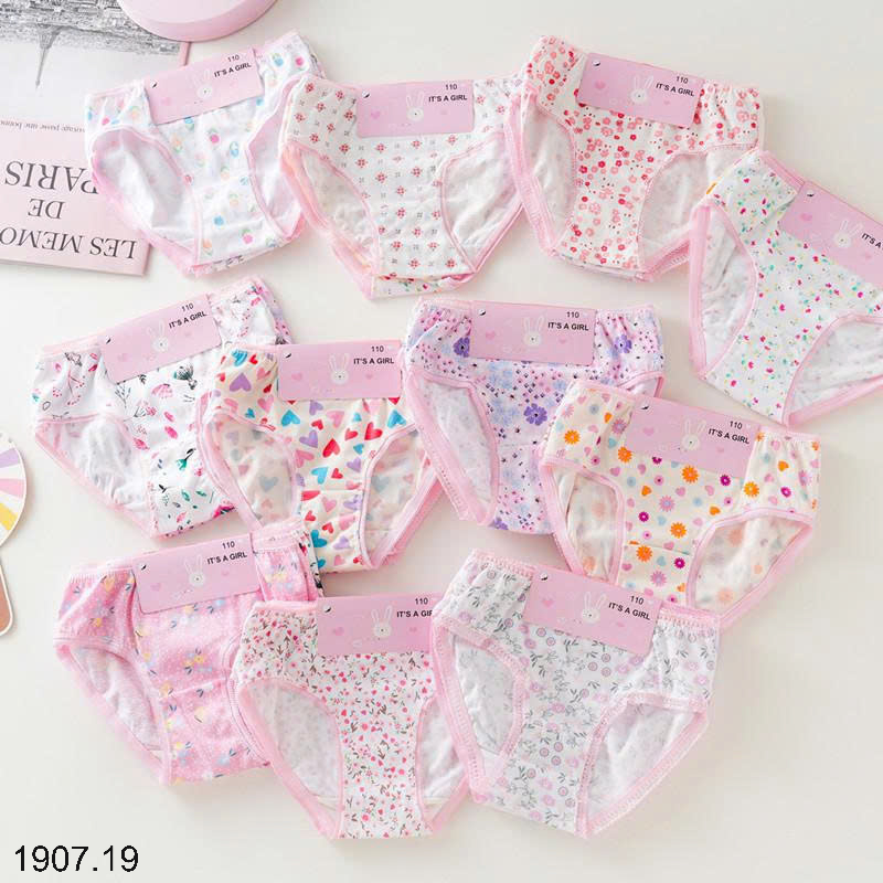 26HA1907.19 - SET 12 QUẦN CHÍP TAM GIÁC BÉ GÁI