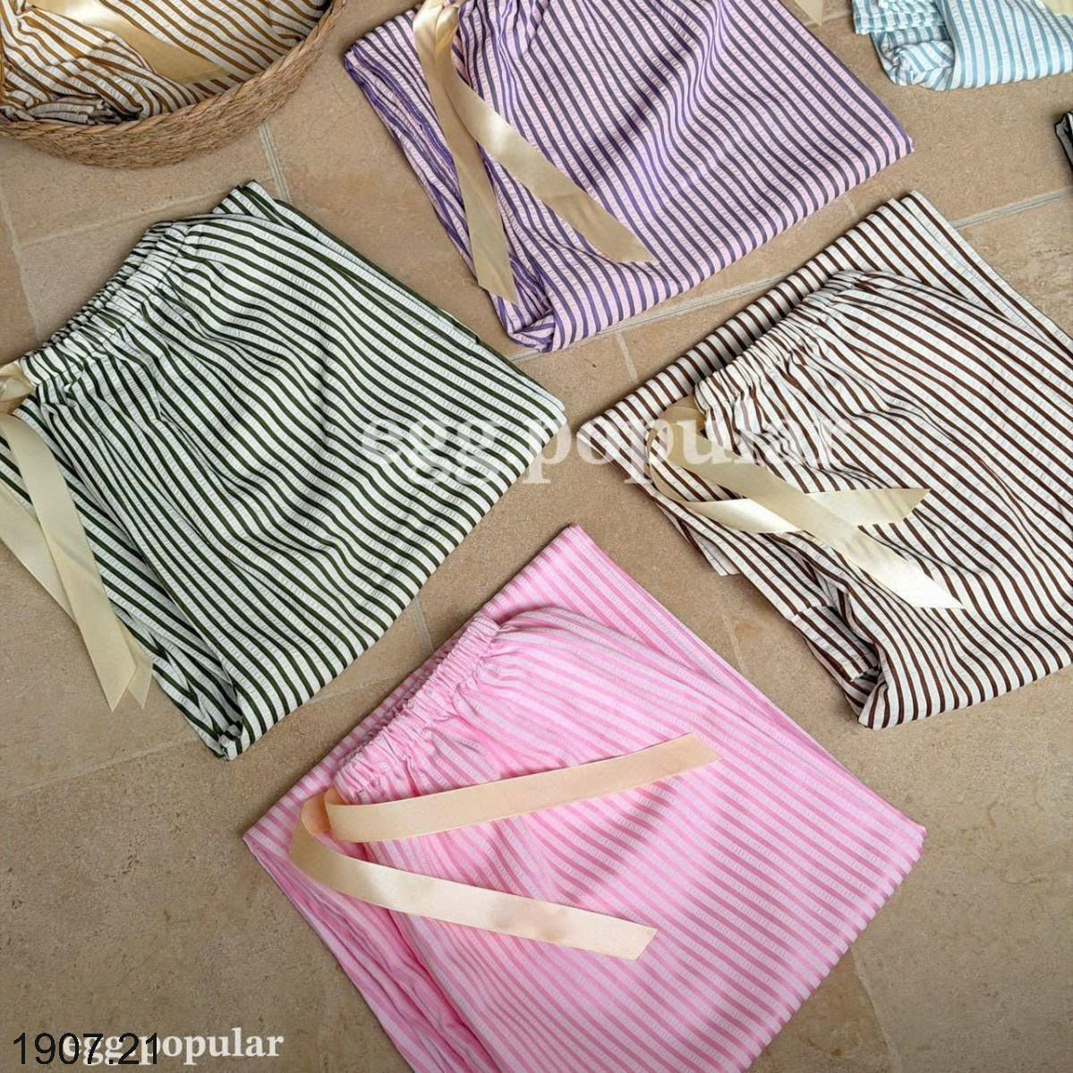 26HA1907.21 - QUẦN ỐNG RỘNG DÂY RÚT EGG