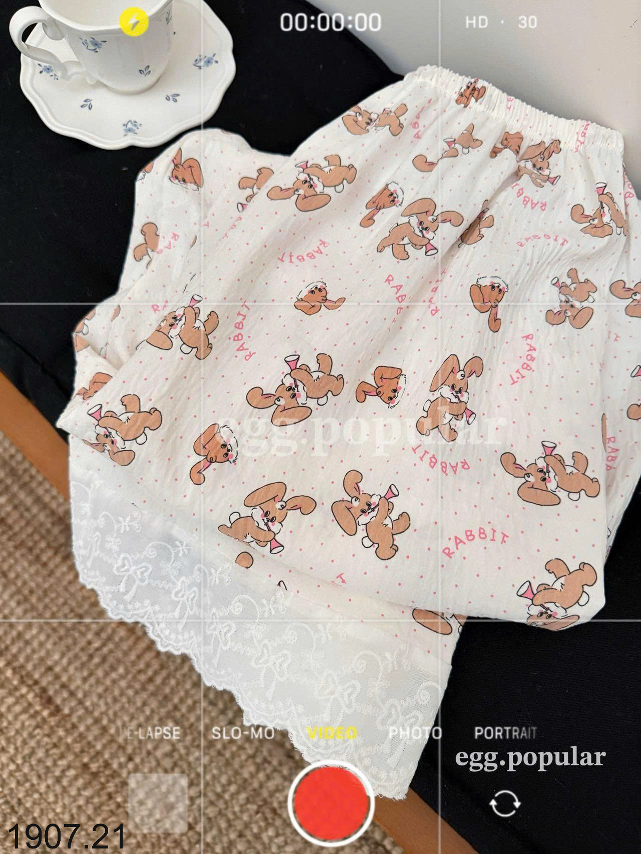 26HA1907.21 - QUẦN ỐNG RỘNG DÂY RÚT EGG