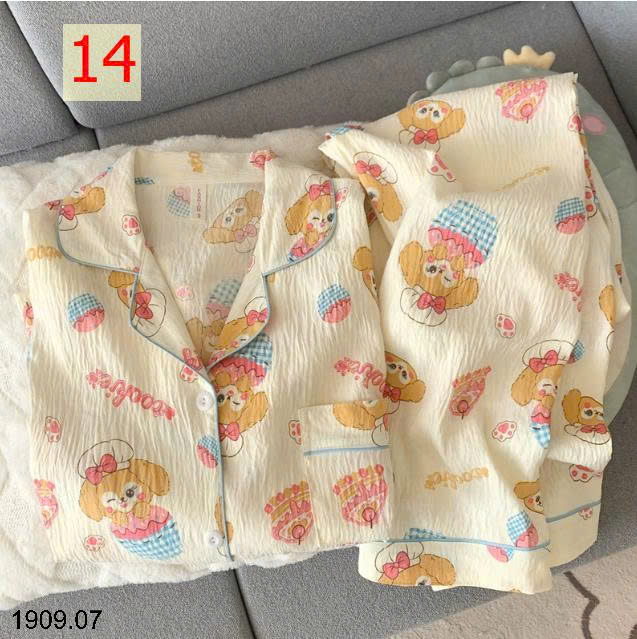 26HA1909.07 - BỘ MẶC NHÀ DÀI TAY CHO NỮ
