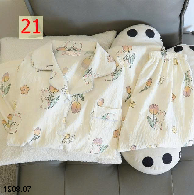 26HA1909.07 - BỘ MẶC NHÀ DÀI TAY CHO NỮ
