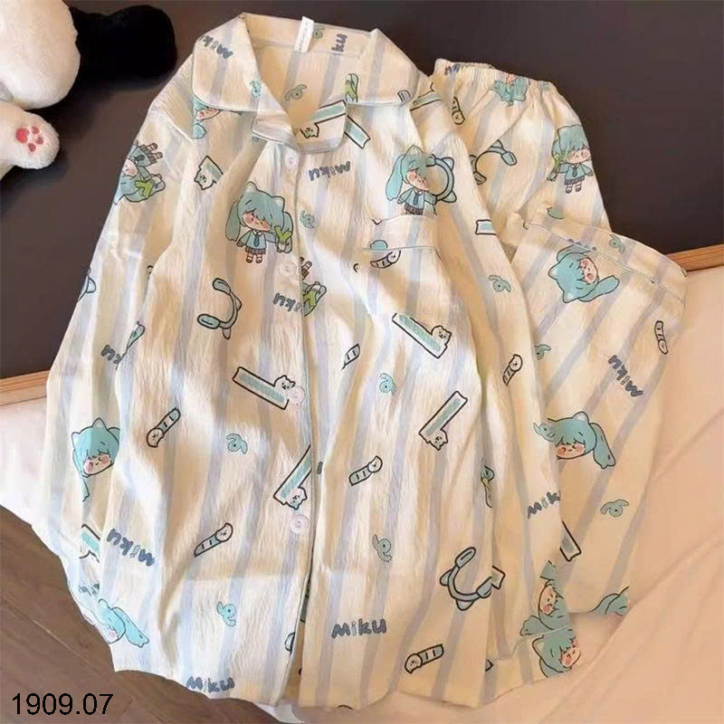 26HA1909.07 - BỘ MẶC NHÀ DÀI TAY CHO NỮ