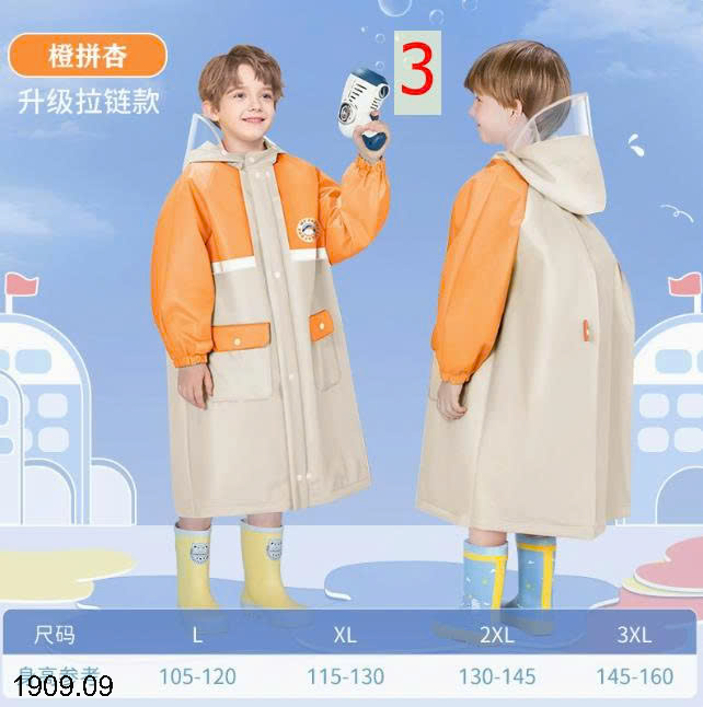 26HA1909.09 - ÁO MƯA FASHION CHO BÉ