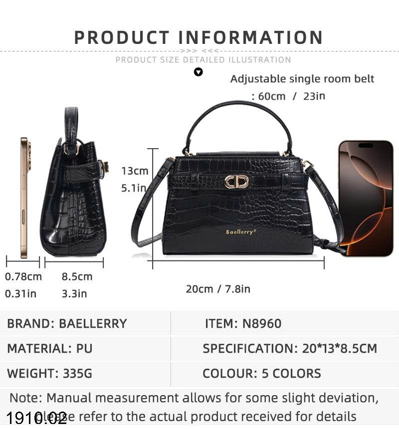 26HA1910.02 - TÚI XÁCH NỮ BAELLERRY MỚI