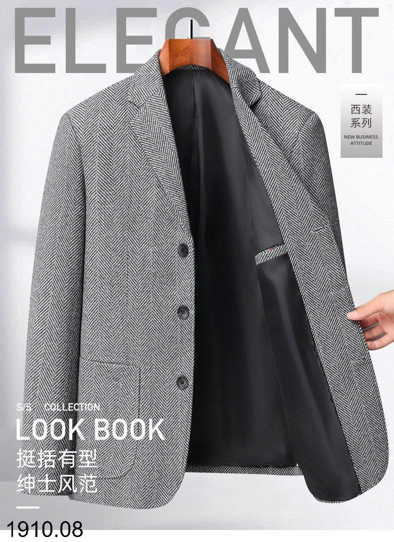 26HA1910.08 - ÁO VEST DẠ CHO NAM