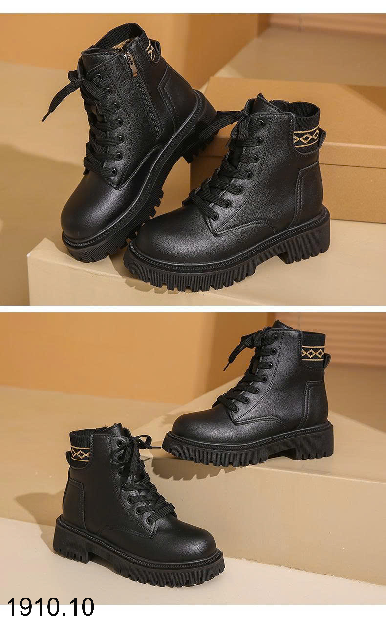 26HA1910.10 - BOOT CHIẾN BINH CỔ CHUN CHO NỮ