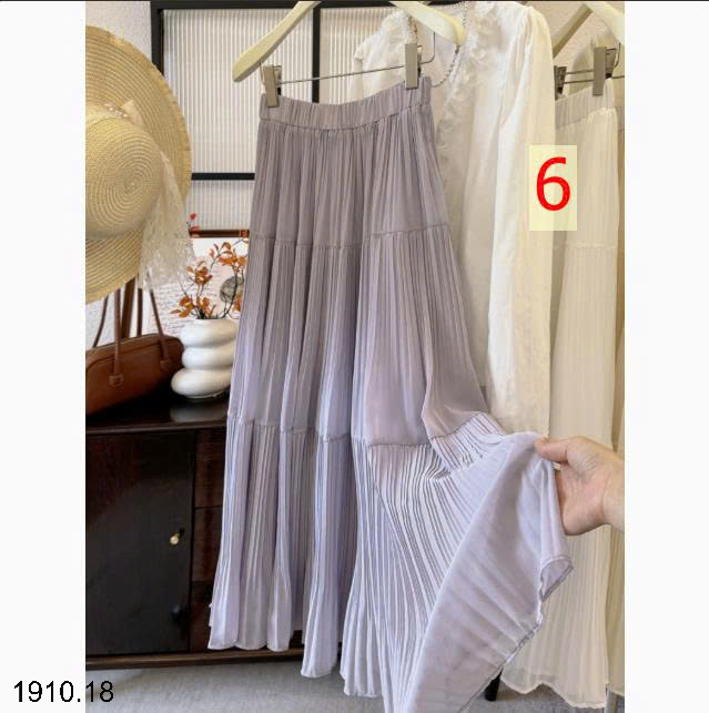 26HA1910.18 - CHÂN VÁY MID VOAN TẦNG ANNA