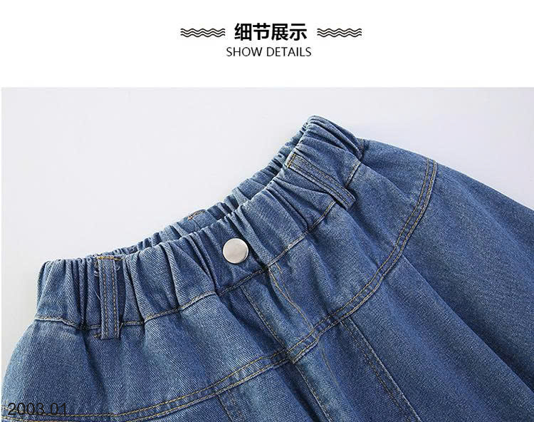26HA2003.01 - QUẦN SHORT JEAN BÉ GÁI SIZE ĐẠI