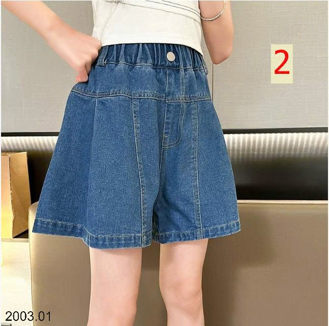 26HA2003.01 - QUẦN SHORT JEAN BÉ GÁI SIZE ĐẠI