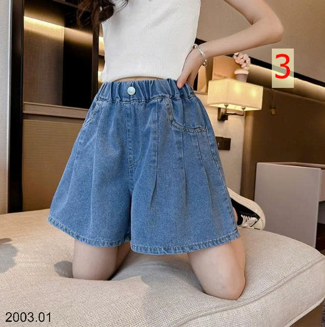26HA2003.01 - QUẦN SHORT JEAN BÉ GÁI SIZE ĐẠI