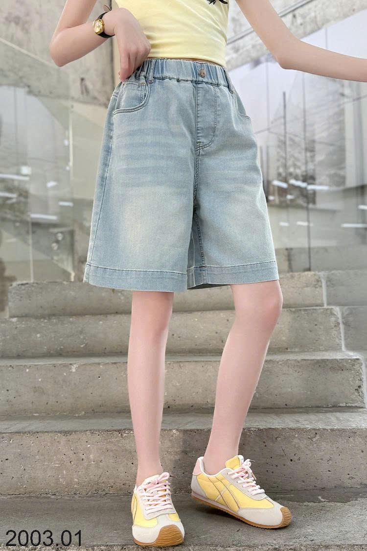26HA2003.01 - QUẦN SHORT JEAN BÉ GÁI SIZE ĐẠI