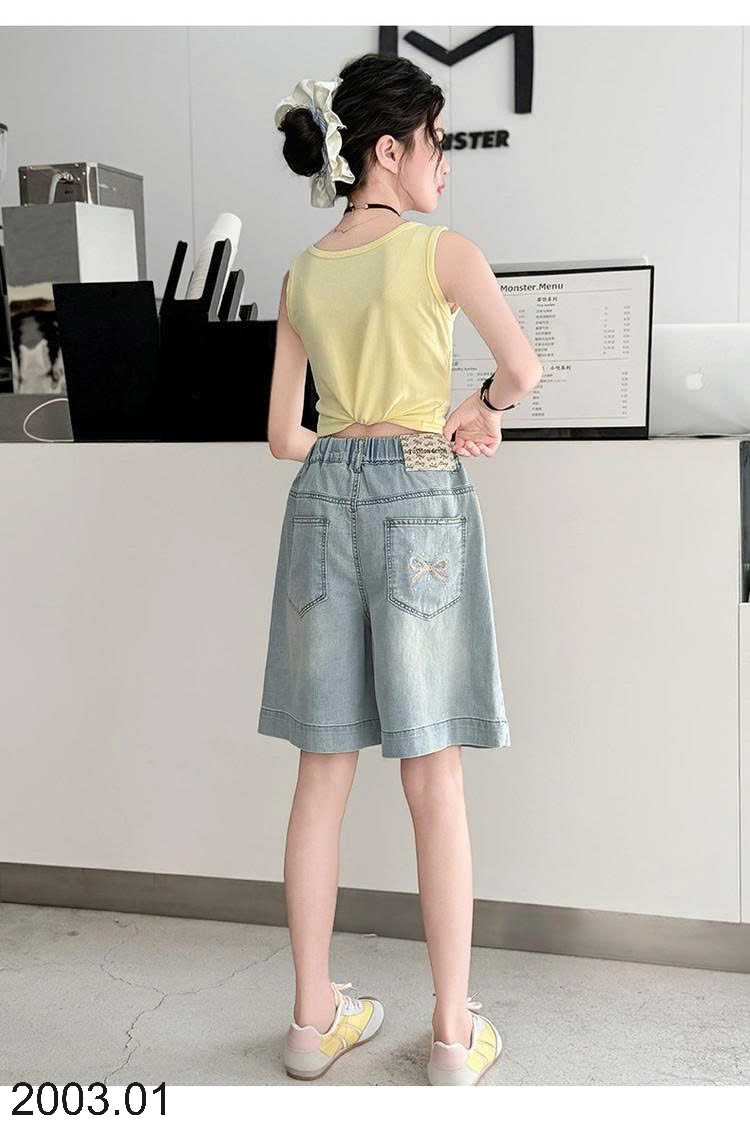 26HA2003.01 - QUẦN SHORT JEAN BÉ GÁI SIZE ĐẠI