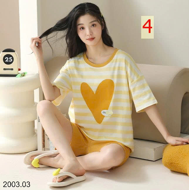 26HA2003.03 - BỘ CỘC TAY COTTON NGUYÊN CHẤT CHO NỮ