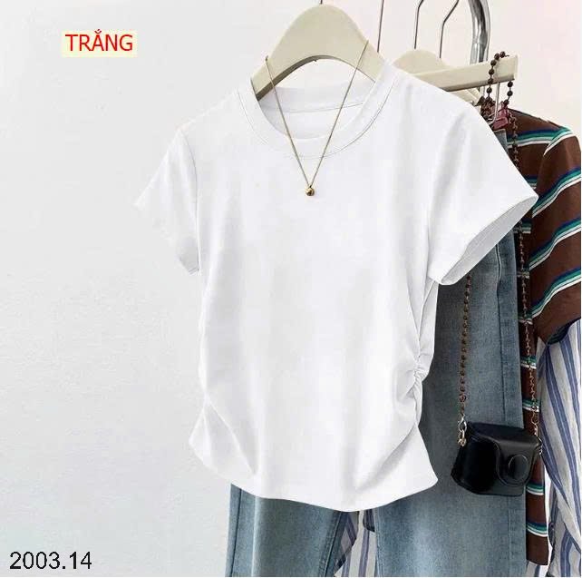 26HA2003.14 - ÁO THUN NỮ NHÚN EO