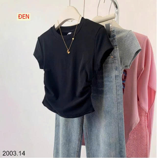 26HA2003.14 - ÁO THUN NỮ NHÚN EO