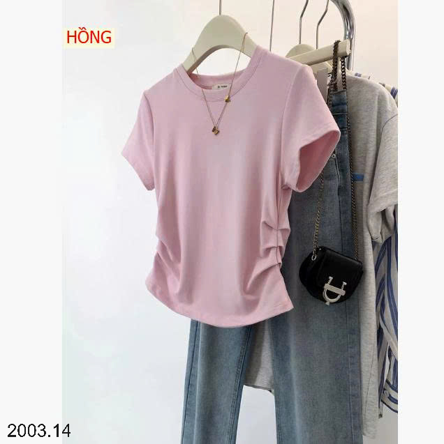 26HA2003.14 - ÁO THUN NỮ NHÚN EO