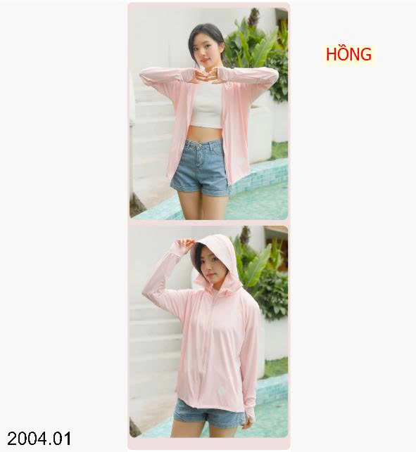 26HA2004.01 - ÁO CHỐNG NẮNG CHO NỮ