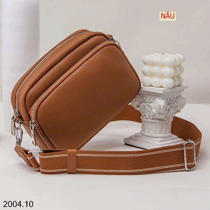 26HA2004.10 - TÚI VUÔNG ĐEO CHÉO 2 NGĂN NỮ