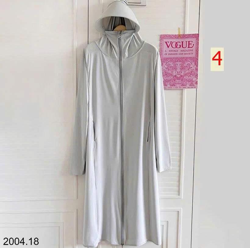 26HA2004.18 - ÁO CHỐNG NẮNG LỤA BĂNG DÁNG DÀI
