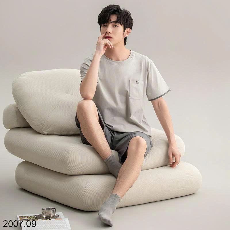 26HA2007.09 - BỘ MẶC NHÀ COTTON NAM