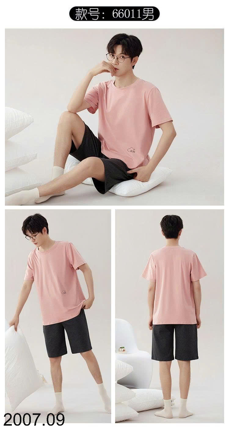 26HA2007.09 - BỘ MẶC NHÀ COTTON NAM